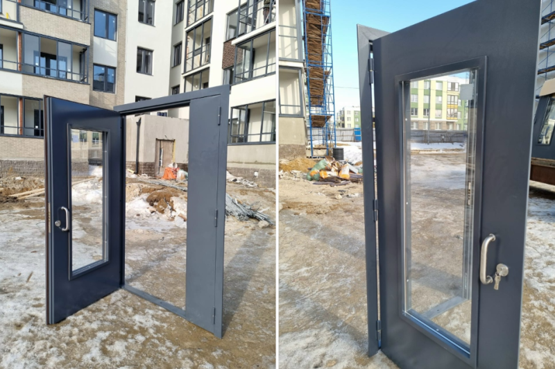 Установка входных дверей