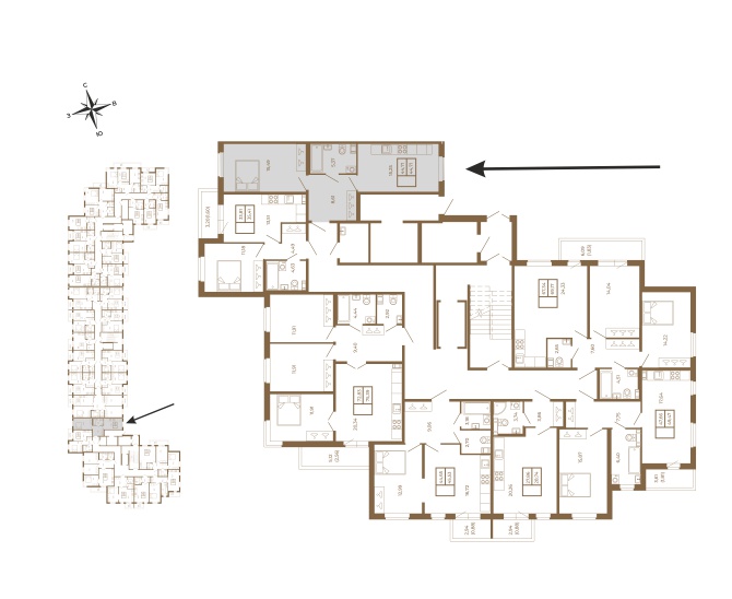 План без мебели