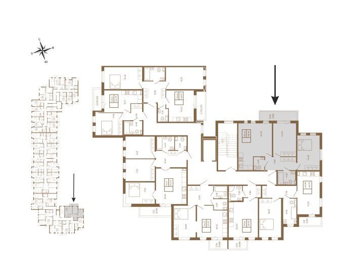 План без мебели