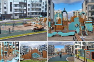 Детские площадки в нашем ЖК "Новая история"